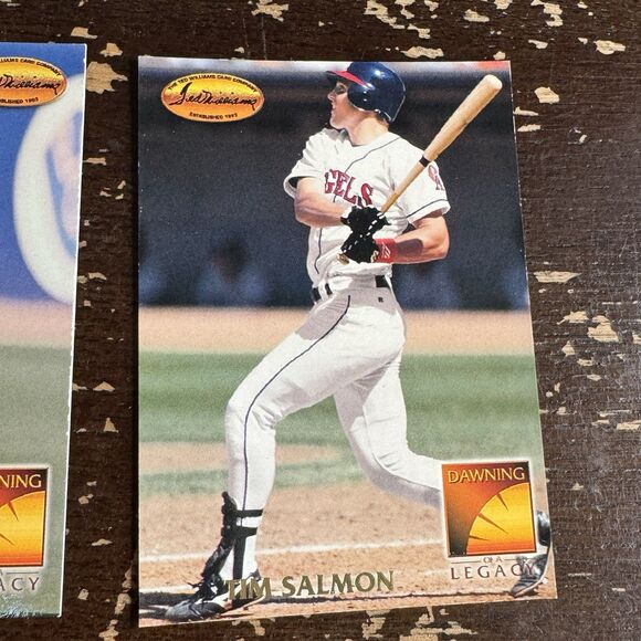 Tim Salmon 12 Card Lot With 1999 Topps Gold Label Baseball & Ted Williams Legacy - Picture 5 of 13